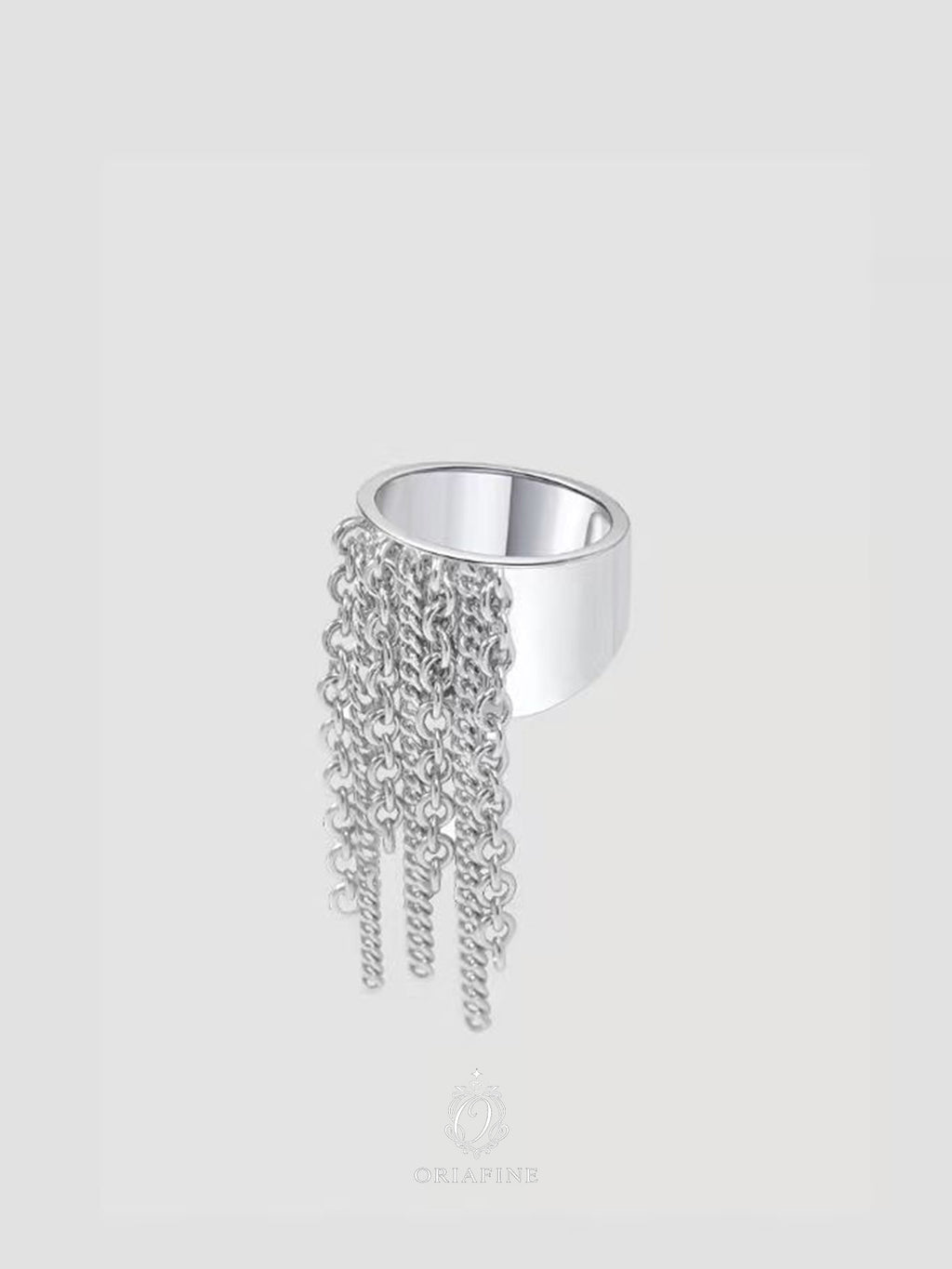 Lunara Tassel Chain Ring