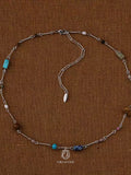 Mosaic Ember Stone Necklace
