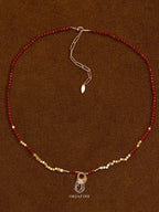 Nerissa Red Agate Strand Necklace