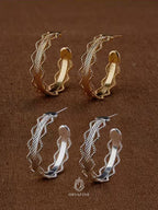 Elarisse Lace Halo Earrings