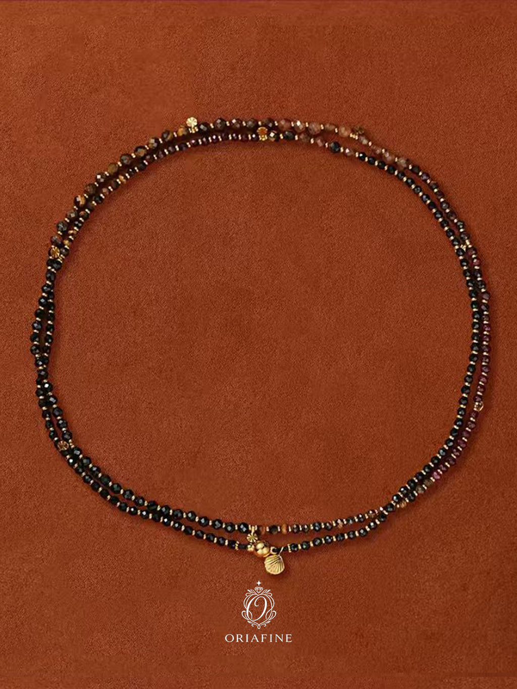 Tigrisse Agate Layered Necklace