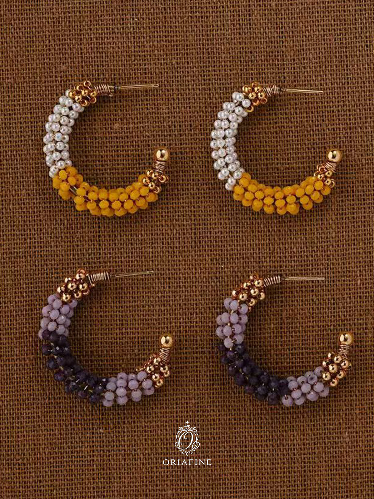 Monéa Dual Pearl Fusion Earrings