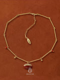 Rosavelle Garnet Crystal Pendant Necklace