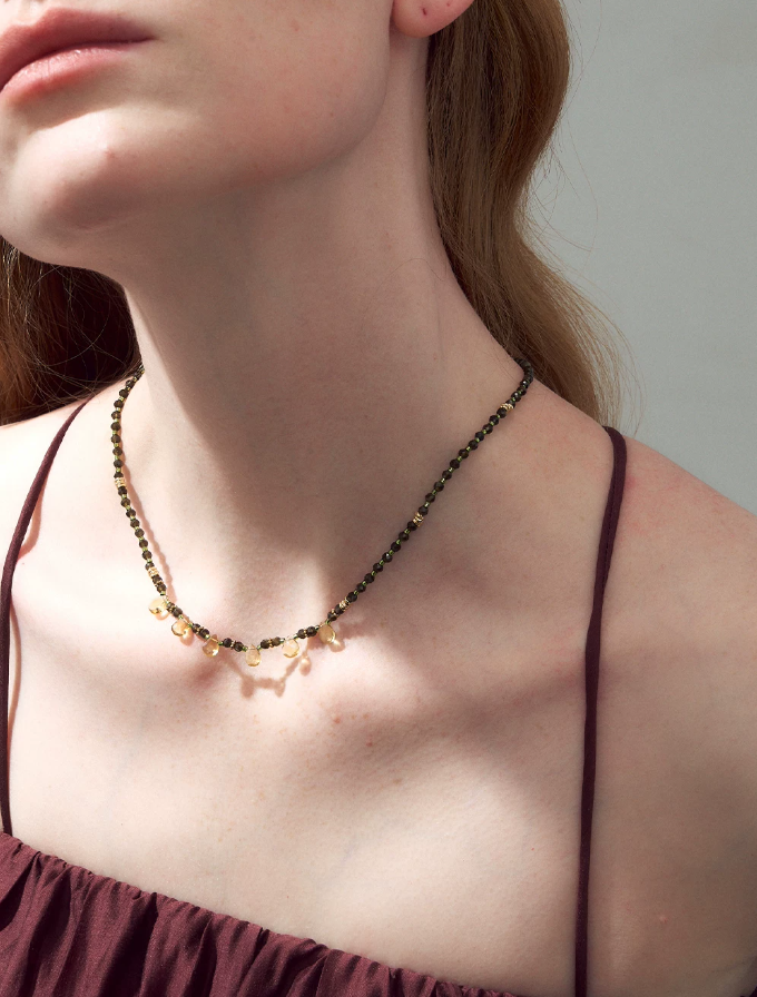 Verdelle Citrine Forest Necklace