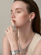Lunara Tassel Chain Ring