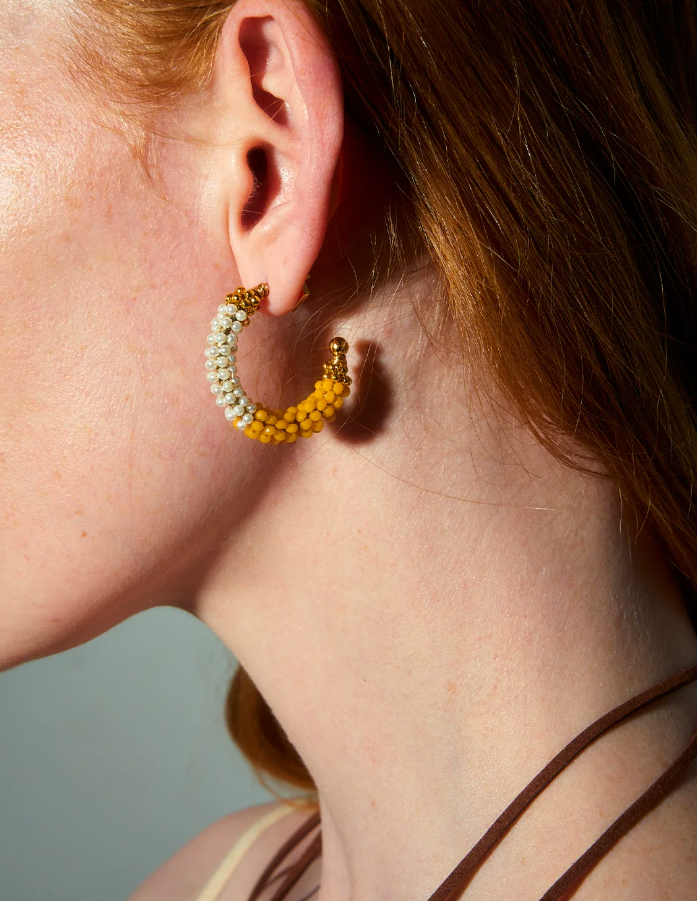 Monéa Dual Pearl Fusion Earrings