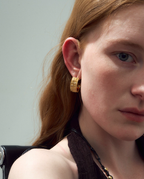 Veloura Brushed Halo Earrings