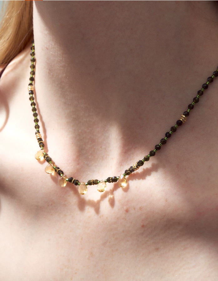 Verdelle Citrine Forest Necklace