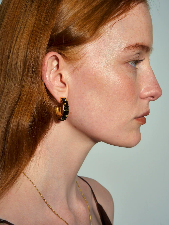 Trivana Beaded Ring Earrings