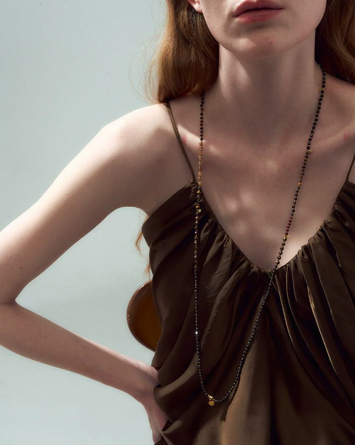 Tigrisse Agate Layered Necklace