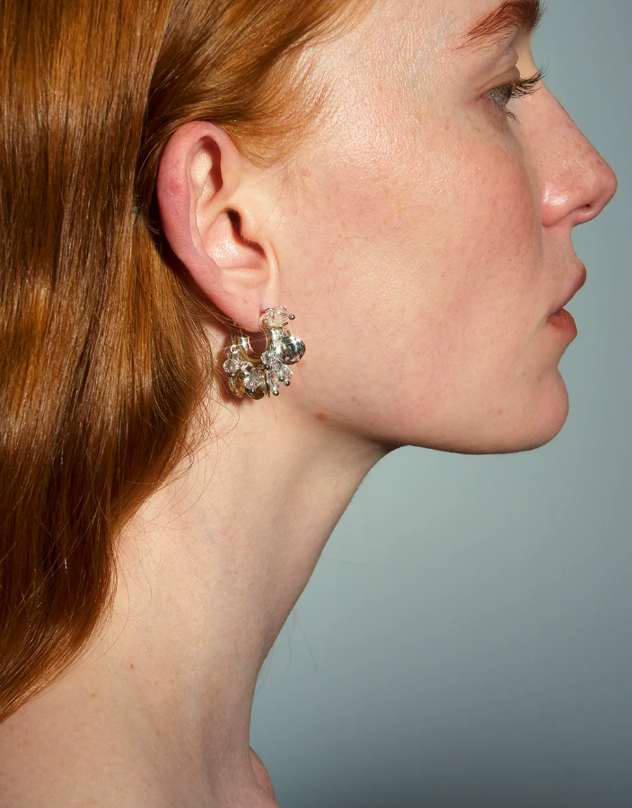 Lunelle Vintage Circle Drop Earrings
