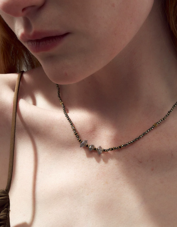 Pyrelune Pyrite Fusion Necklace